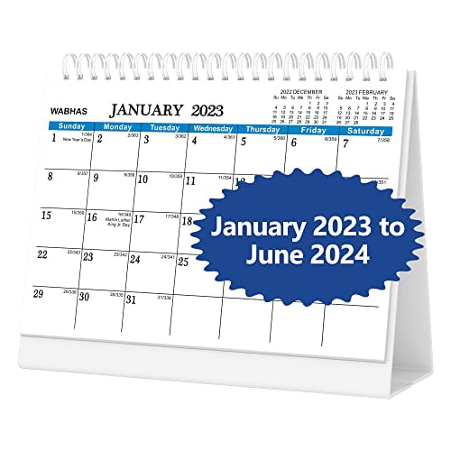 Desk Calendar 2023-24,calendar 2024 Planner-18months,2024 Calender With 