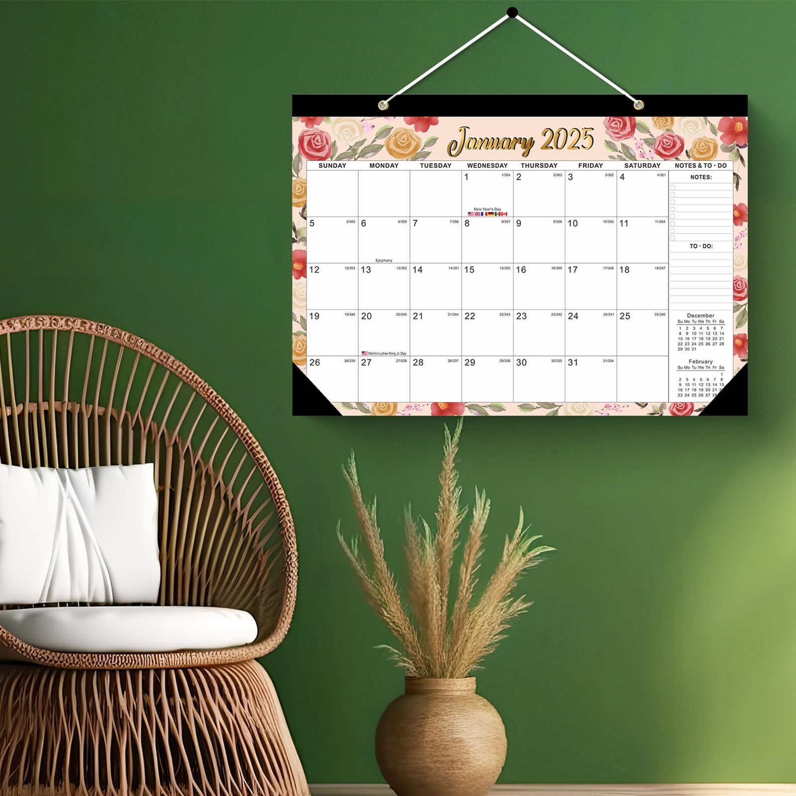 Desk Calendar 20242025,18 Month Calendar 20242025 Desk Calendar,18