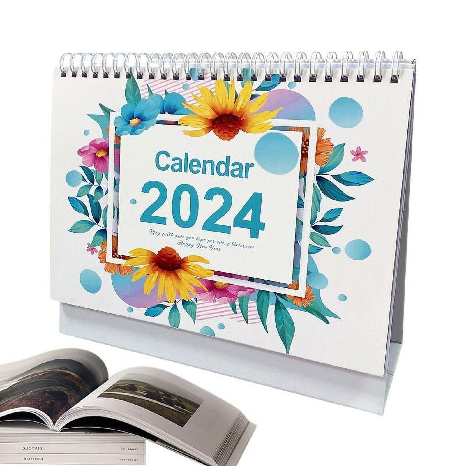 Desk Calendar 20242025 English Calendar 2024 Desk Calender Flipping