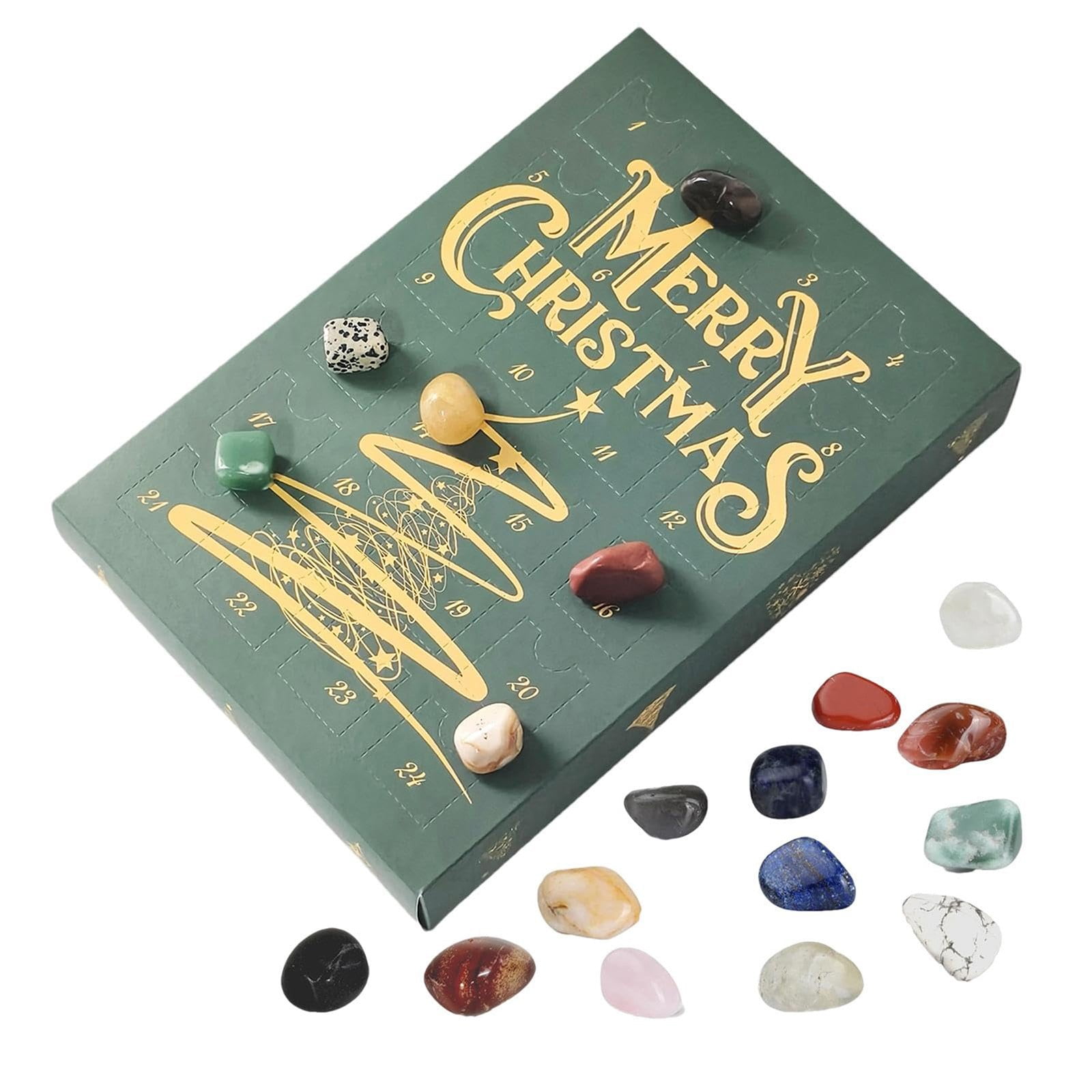 Desk Calendar 20242025 Natural Rock Minerall Advent Calendar 2024 Kids