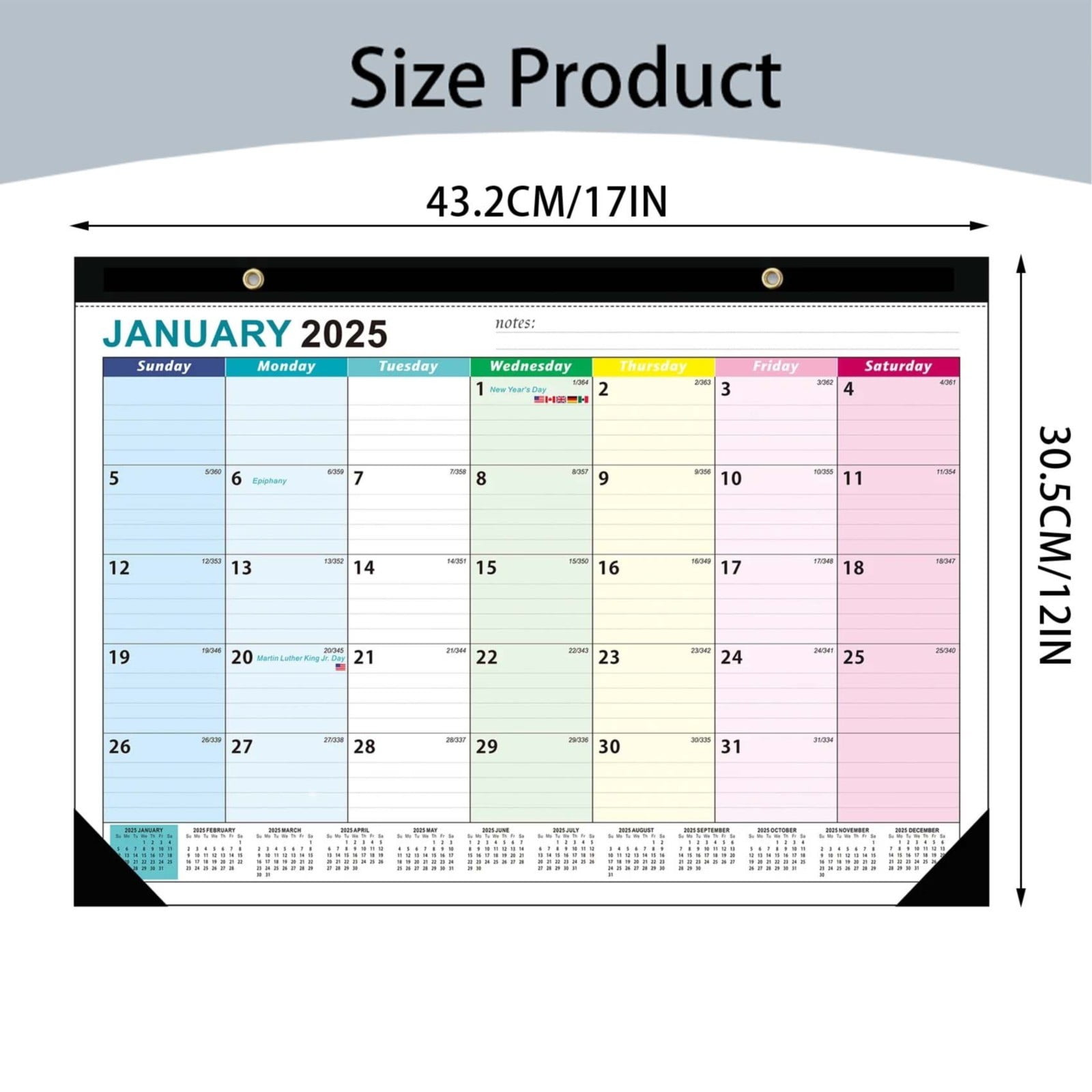 Desk Calendar 20242025, Tools, AgePlace Wall Calendar Covers January