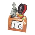 Desk Calendar 20242025 Vmvidoty Halloween Wooden Countdown Calendar