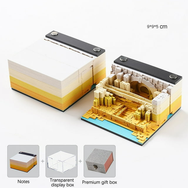 Desk Calendar,2024 Calendar Memo Pad,Creative Desk Calendar DIY Notes