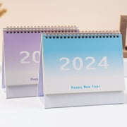 Desk Calendar 2024 Desk Calendar Ornament Stand Up Flip Calendar Decor Desktop Calendar