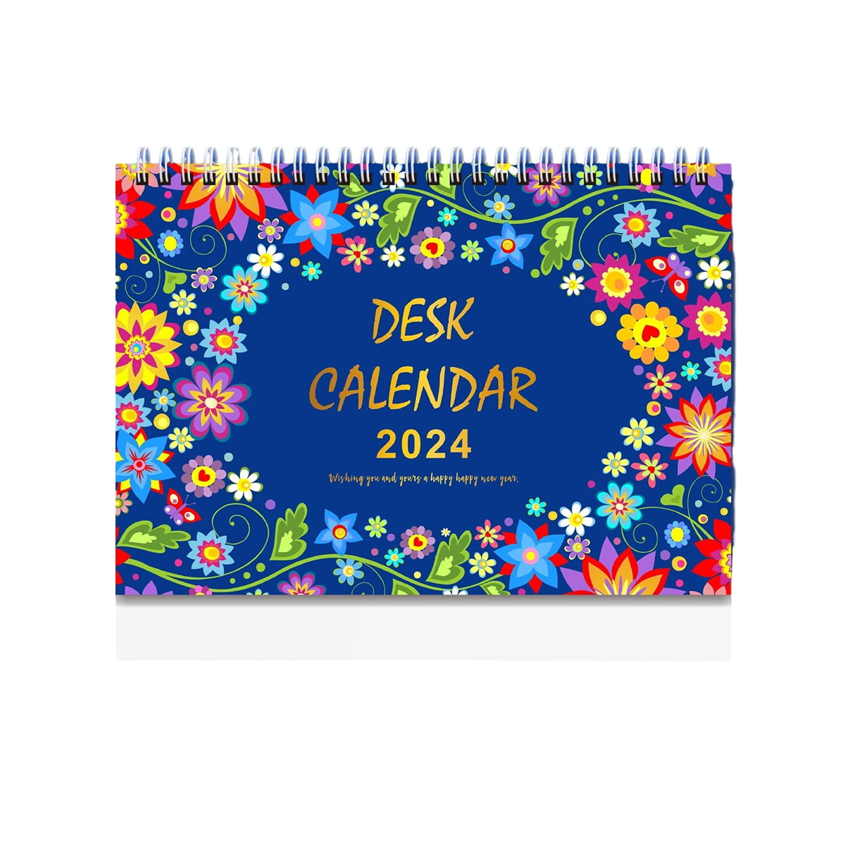 Desk Calendar 2024, Monthly Desktop Calendar, Standing Flip Calendar