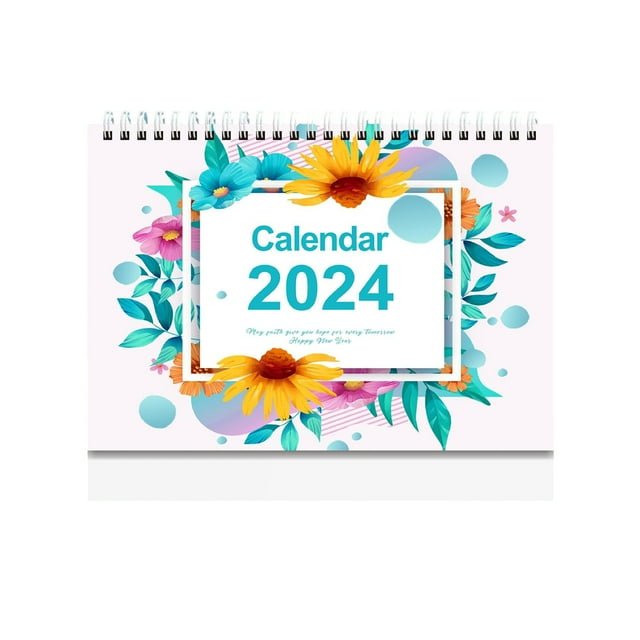 Desk Calendar 2025, Monthly Desktop Calendar, Standing Flip Calendar