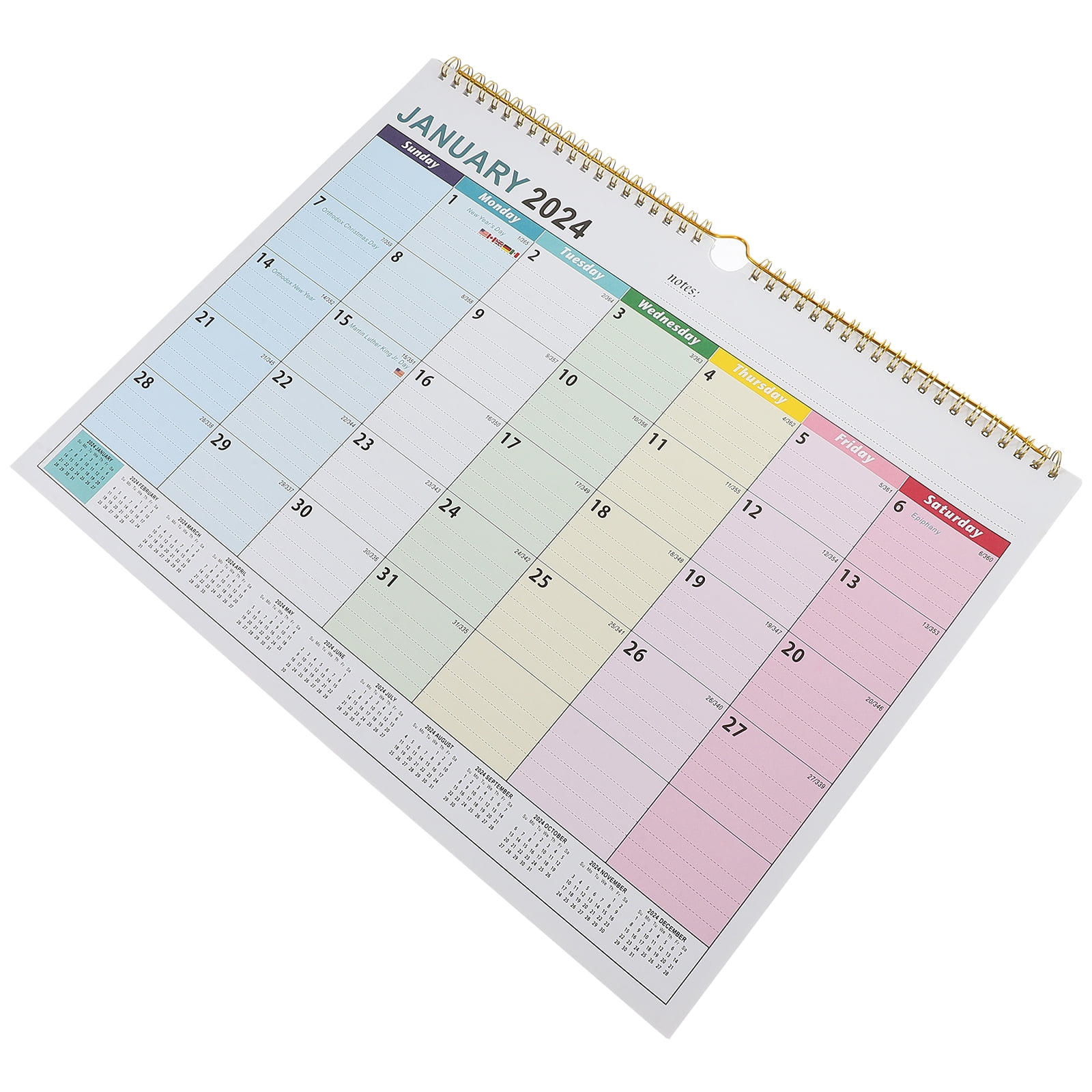 desk-calendar-2024-wall-yearly-academic-calendars-spiral-classroom-tear-off-work-office-walmart-com