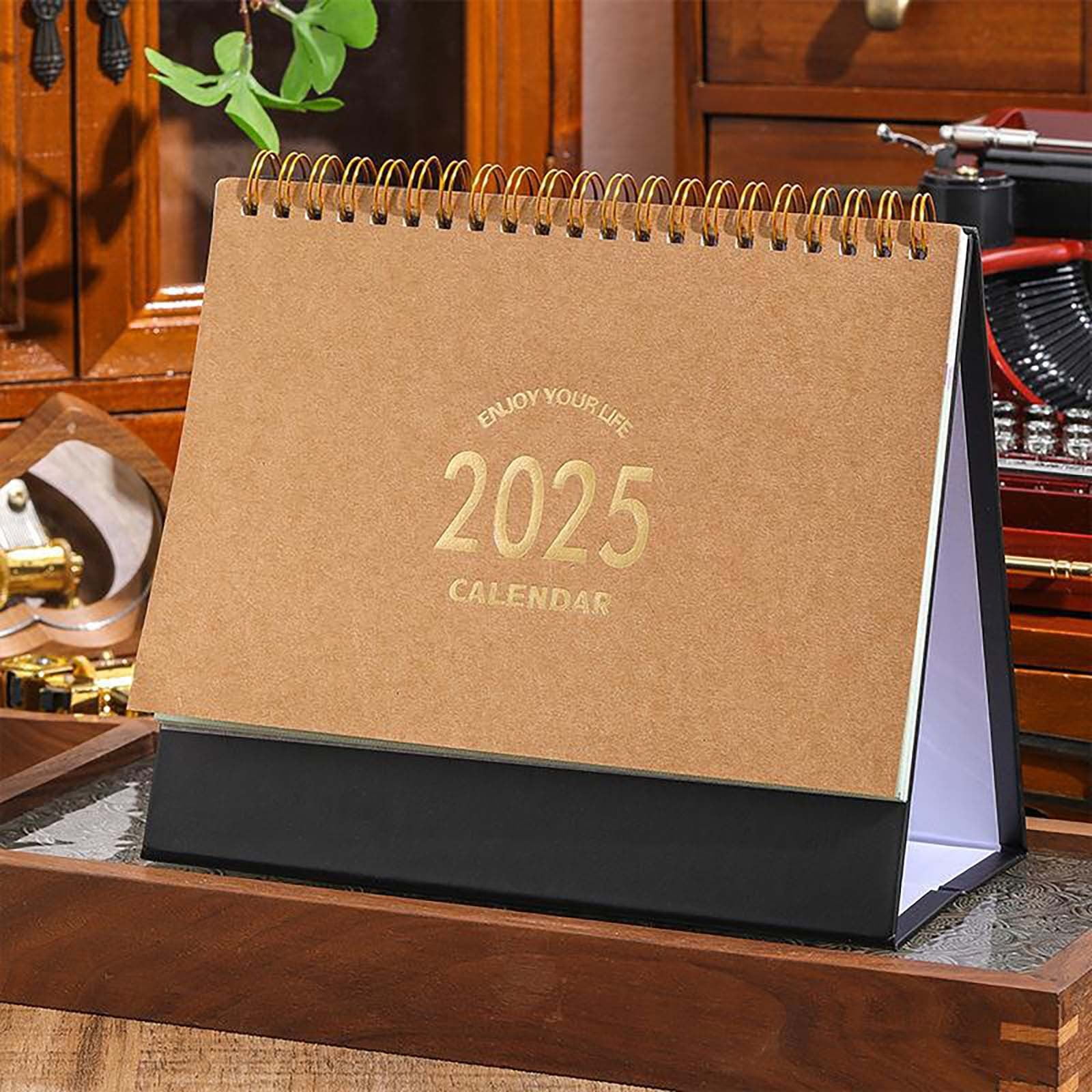 Desk Calendar 20252026, 7.6"x8.2" Academic Year Standing Flip Calendar