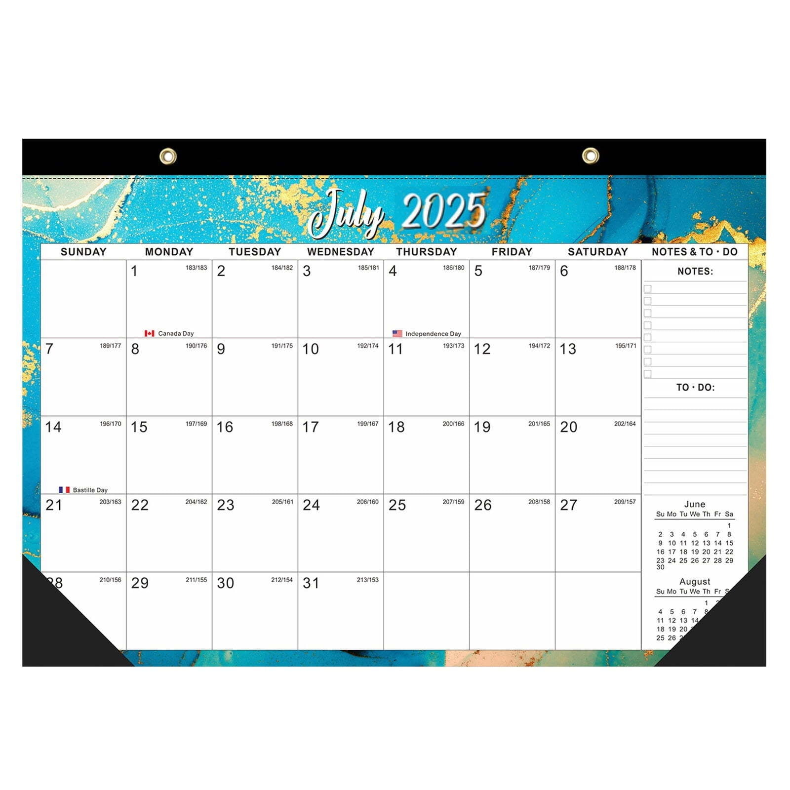 Desk Calendar 20252026, Desk Top Calendar from Jan. 2025Desk Calendar