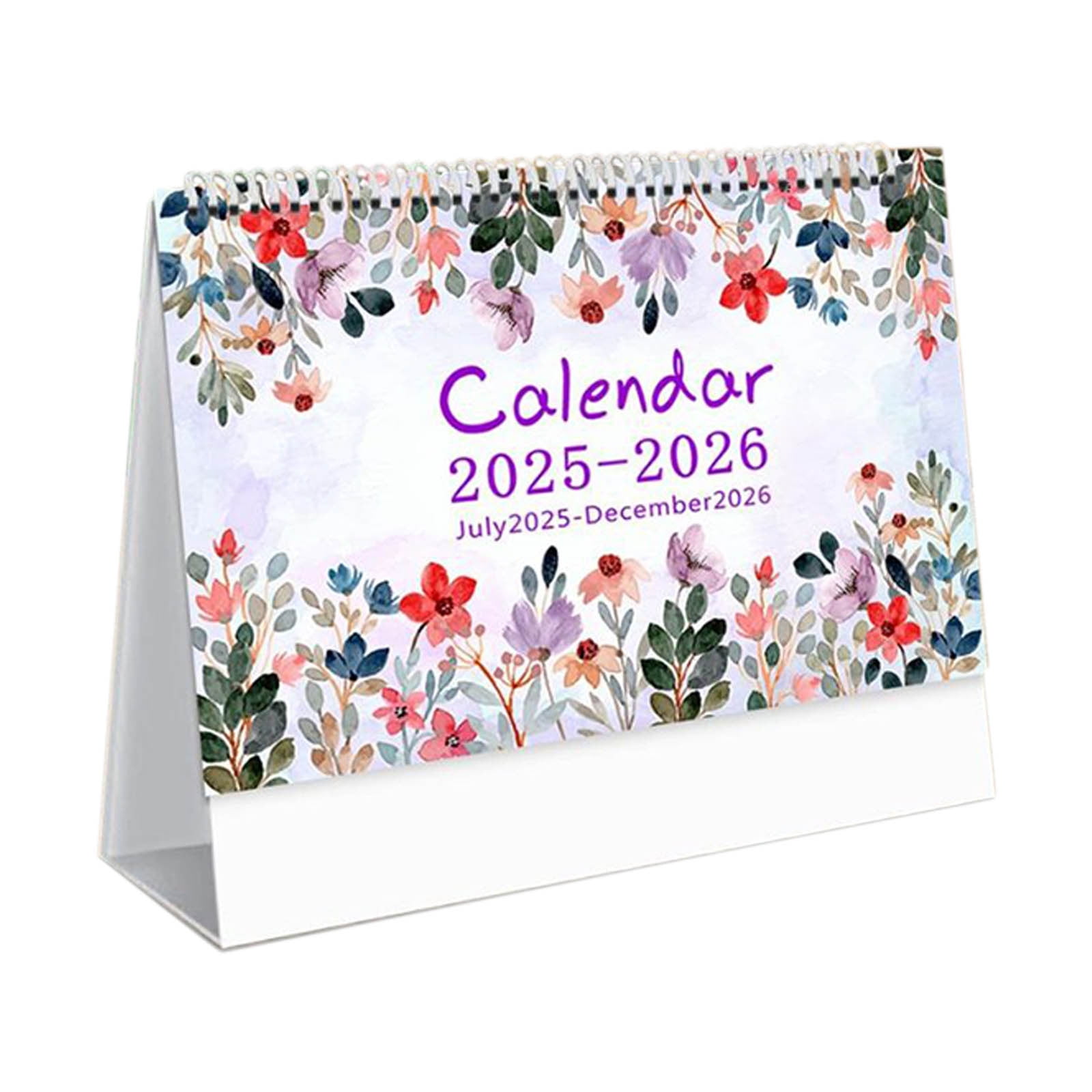 Desk Calendar 20252026, Flower 2025 Desk Calendar Runs From July. 2025 Until Dec. 20268" x 8
