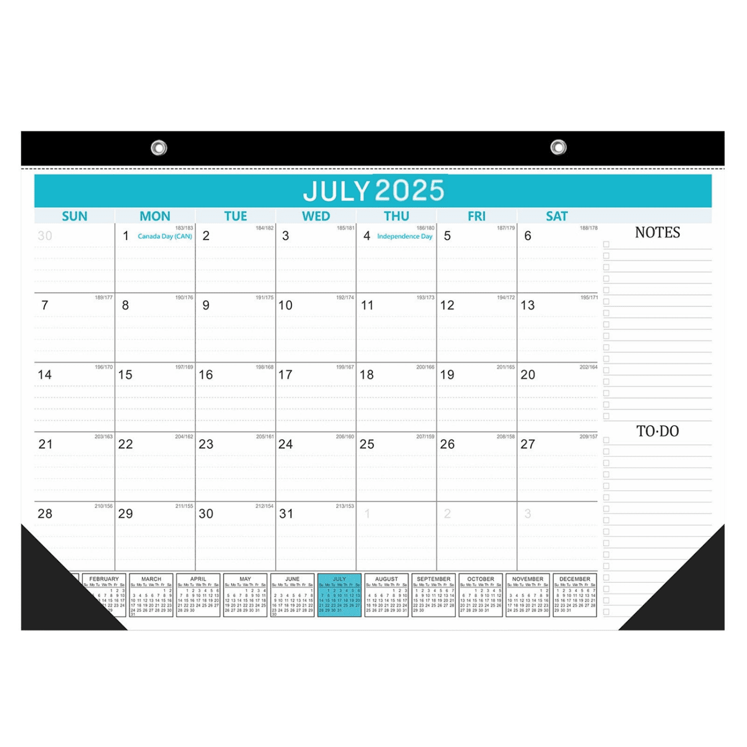 Desk Calendar 20252026, Lmueinov Wall Calendar Jan. 2025 Jun. 2026