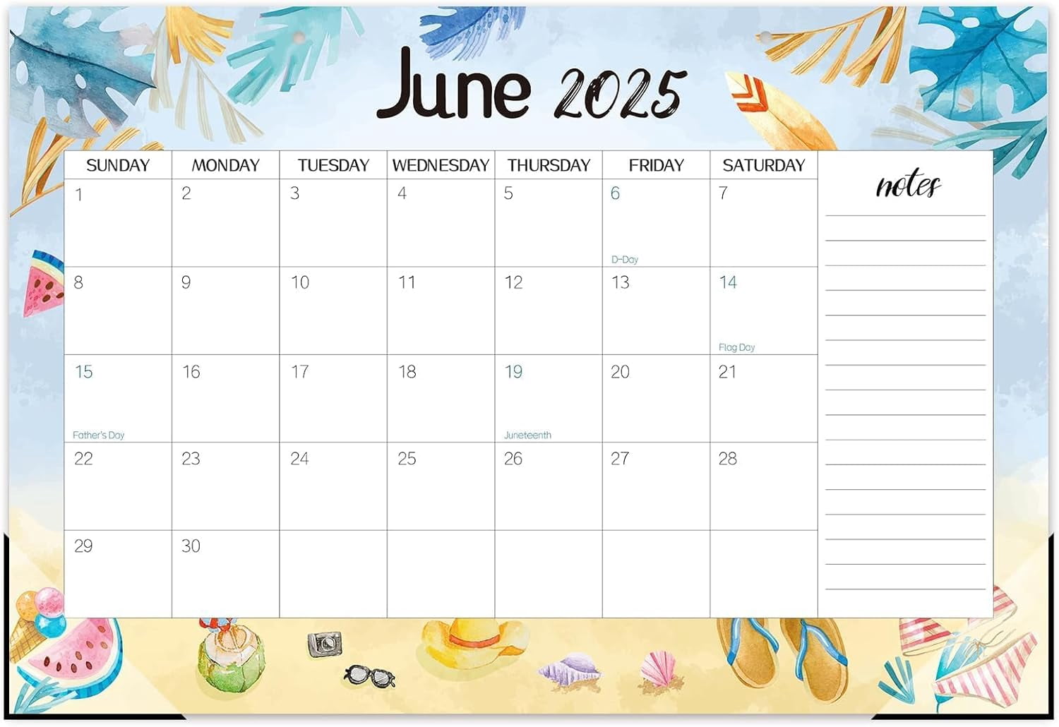 Desk Calendar 2025-2026, School Year Calendar 2025, 19-Month Desk/Wall Calendar, 2025 Jun - 2026 Dec, 17" X 11.5" Monthly Planner With Corner Protectors, Thick Paper For Home Office