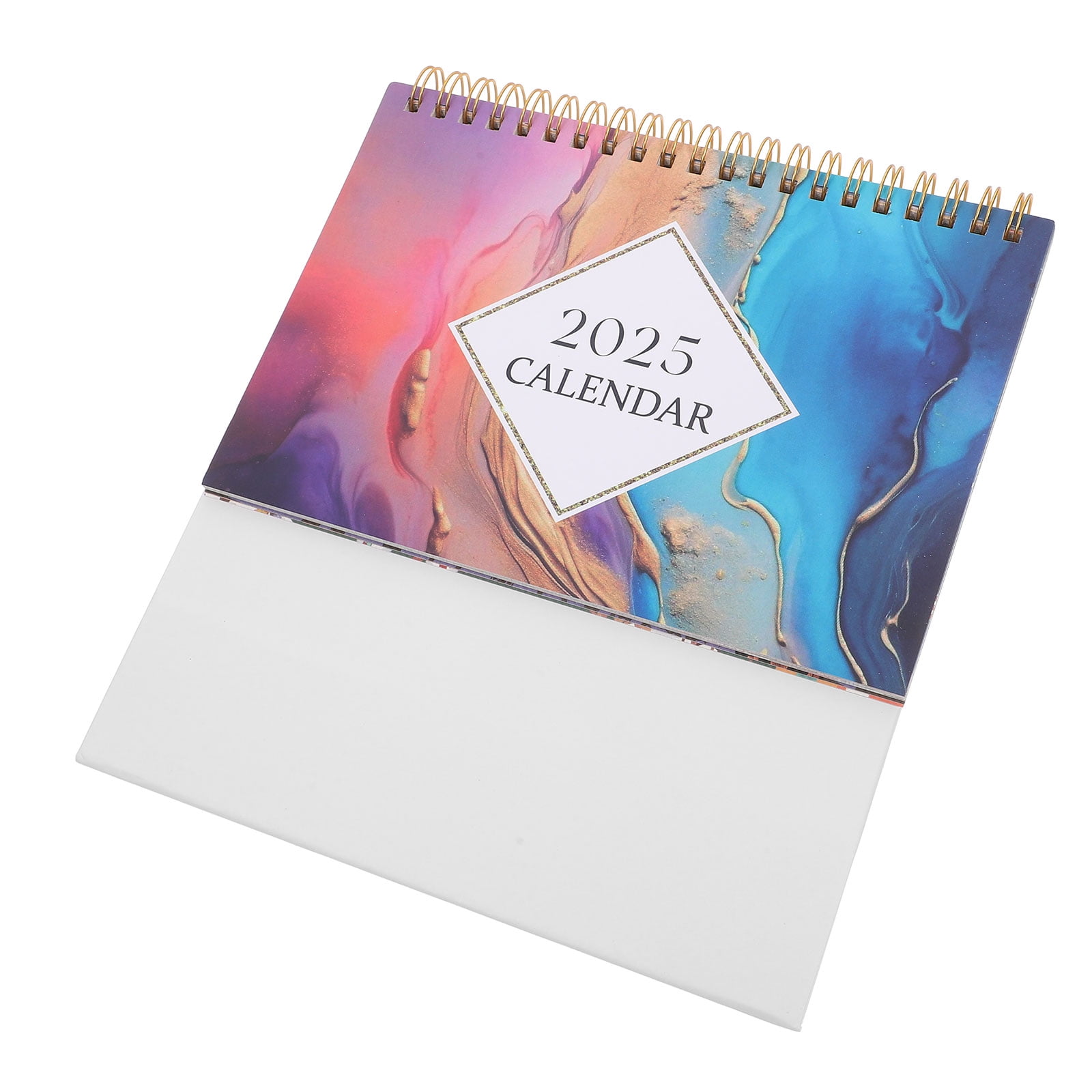 Desk calendar 2025 paper flip calendar desk stand calendar desk decor
