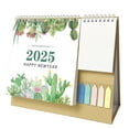 Desk Calendar 2025 Small Desktop Calendar For Home School With Stickers