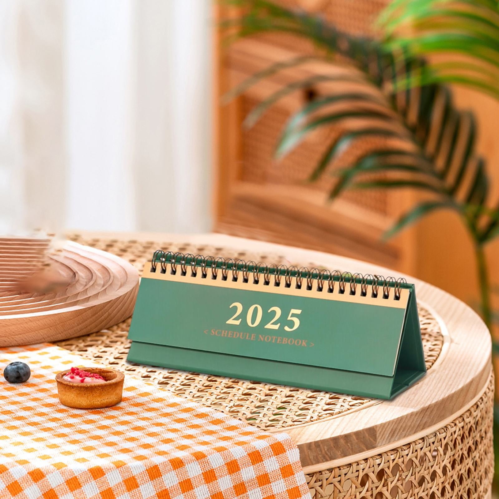 Desk Calendar 2025 Small Flip Top Desk Calendar 2025 2025 Monthly