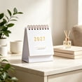 thumbnail image 1 of Desk Calendar 2026-2027,Small Standing Flip Desktop Calendars 2027,Compact Desktop Monthly Schedule Organizer,Portable Desk Accessory Monthly Planner,Multi‑Purpose Monthly Agenda for Office Desk, 1 of 4