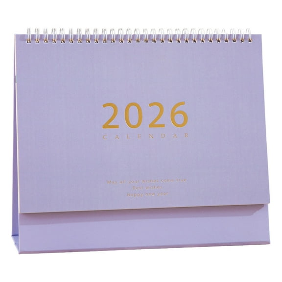 Desk Calendar 2026, Desktop Flip Calendar, Small Desk Calendar, Monthly Standing Planner, Office Desk Organizer, Thick Paper Schedule Calendar, Daily Schedule Organizer