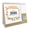 thumbnail image 1 of Desk Calendar 2026, Standing 2026 Desk Calendar, Jan 2026 to Dec 2026, 10.12" x 21.7", Monthly Flip Desktop Calendar with To Do List, Your Personal Desk Planner Orgazier for Work Office, 1 of 6
