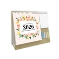 thumbnail image 1 of Desk Calendar 2026, Standing 2026 Desk Calendar, Jan 2026 to Dec 2026, 10.12" x 21.7", Monthly Flip Desktop Calendar with To Do List, Your Personal Desk Planner Orgazier for Work Office, 1 of 6