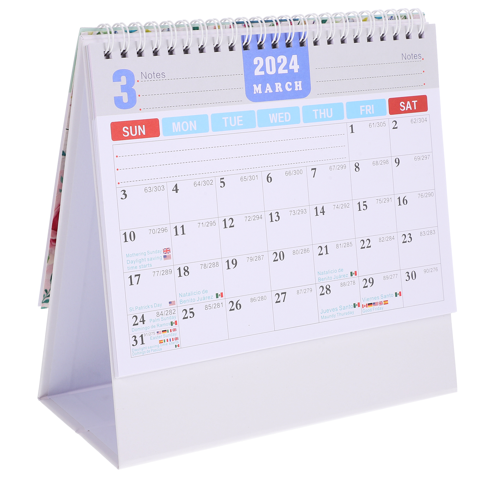 Desk Calendar Calendars 2025 Office Tabletop Decor 20242025 Small Tabletop Calendar 2025