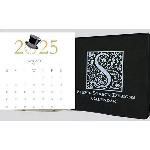 Desk Calendar Refill 2025 Small Desktop Calendar 6.125 x 6.125 Card