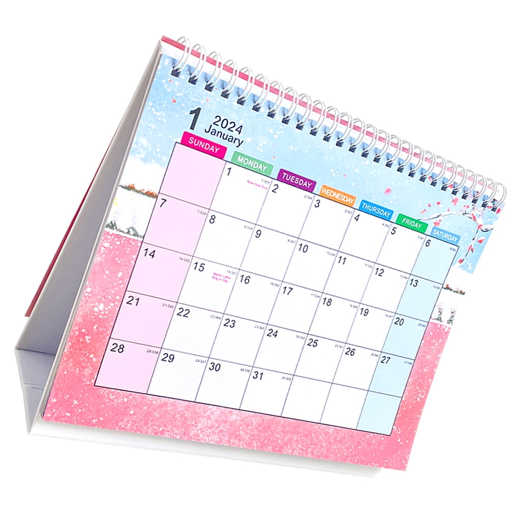 Desk Calendars 2024 Business Planner Agenda 2023 Decor Mini Standing