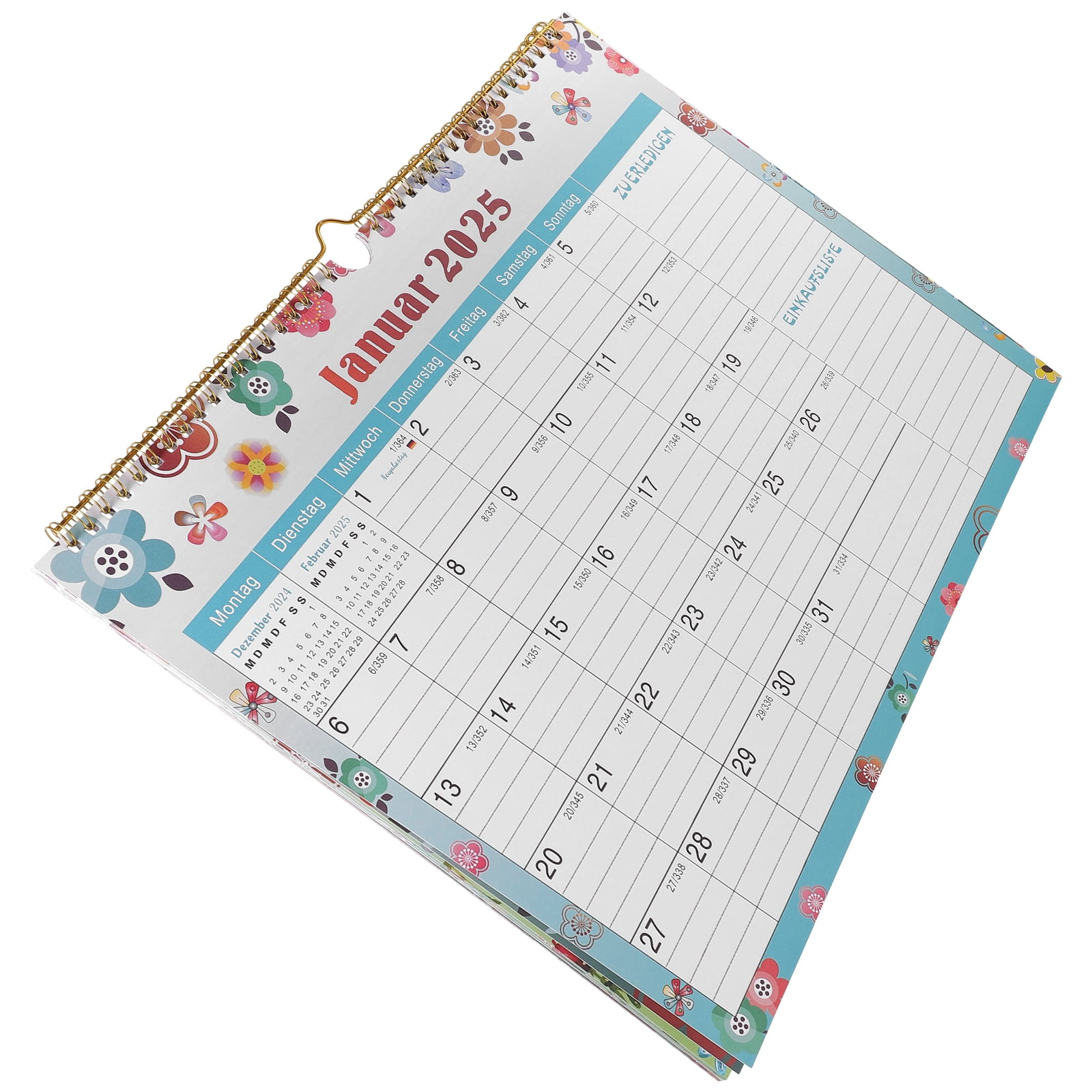 Desk Calendars Holiday Hanging Calendar 20242025 Calendar German