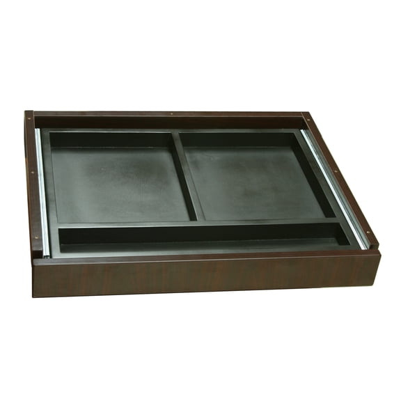 Desk Center Drawer in Mahogany Finish