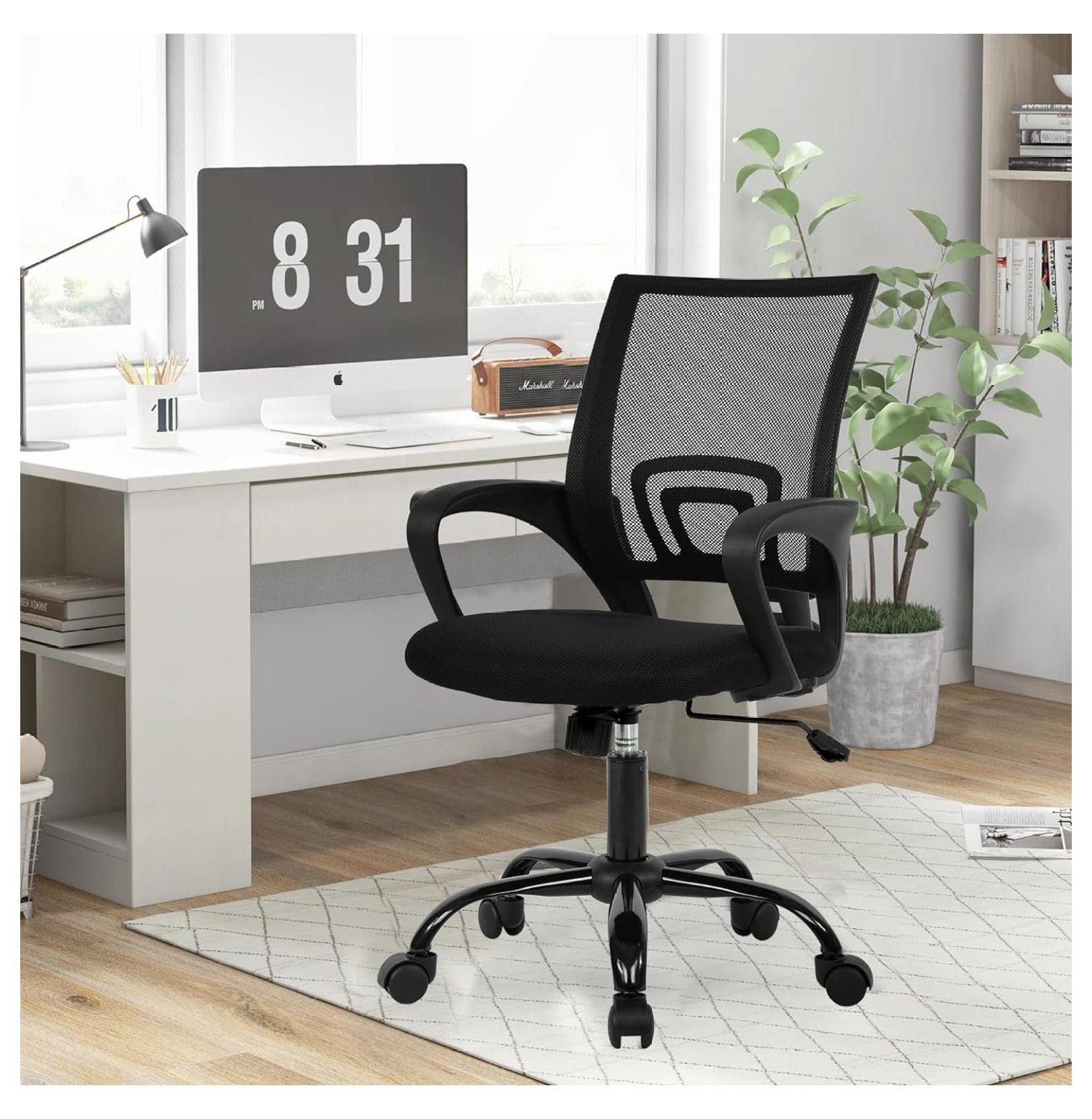 Desk Chair Home Office Chair, Mesh Computer Chairs with Lumbar Support