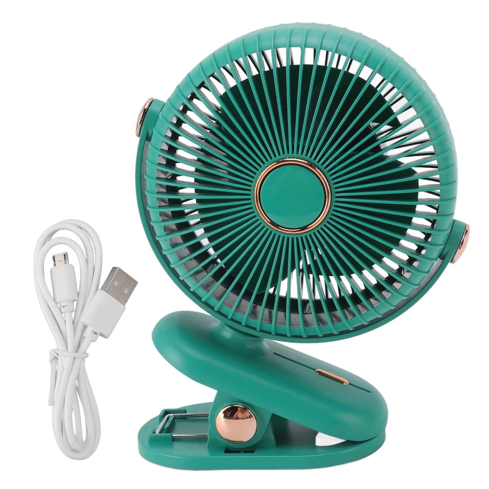 Desk Clip On Fan, Desk Fan Safe Design For Home For Dorm Green