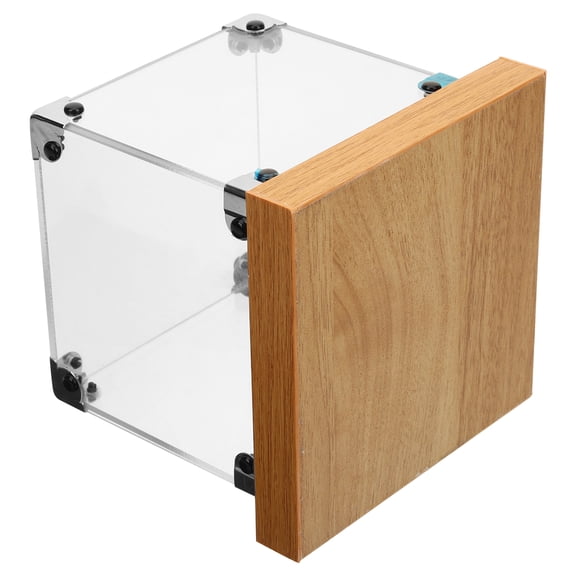 Desk Collectibles Figurine Display Case Acrylic Display Holder Building Blocks Display Box