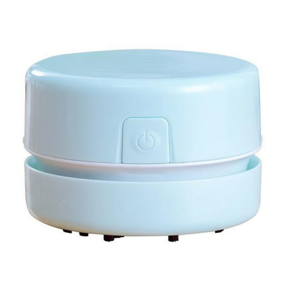 Desk Cordless Vacuum Cleaner Mini Desktop Dirt Cleaner Table Dirt Sweeper Blue