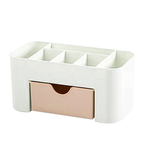 Desk Cosmetic Desktop Storage Multifunctional Drawer with Small Housekeeping Organizers for Home Textile Organization Pink One Size