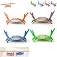 thumbnail image 1 of Desk Crab Pen Holder, Funny Weightlifting Crabs Shaped Spoon Holders, Mini Tiny Animal Pencil Rest, Realistic Creative Penholders Storage Accessories, Bracket Gift(mix*4), 1 of 7