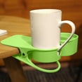 thumbnail image 1 of Desk Cup Holder, Clip On Cup Holder for Desk, Double Grid Desktop Storage Rack, Fixed Cup Holders with Side Tray for Pens, Home Office Desk Organizer, 1 of 6