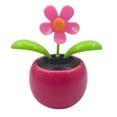 thumbnail image 1 of Desk Dancing Solar Toy - Flipping Animal Solar Powered Toys Dashboard Office Desk Home Decor - Pink Flower, 10.5x6.5x11.3cm, 1 of 8