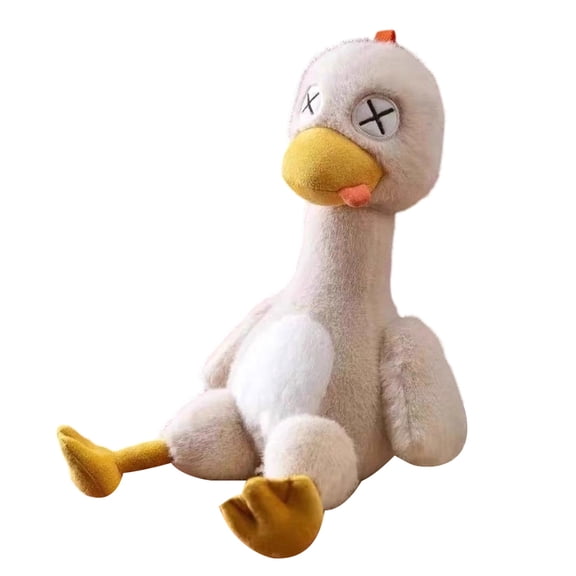Desk Decor Bird Plush Toy Stuffed Detachable Figure for Home Display, Work Desks, Travel Carry and Playful Setup Use