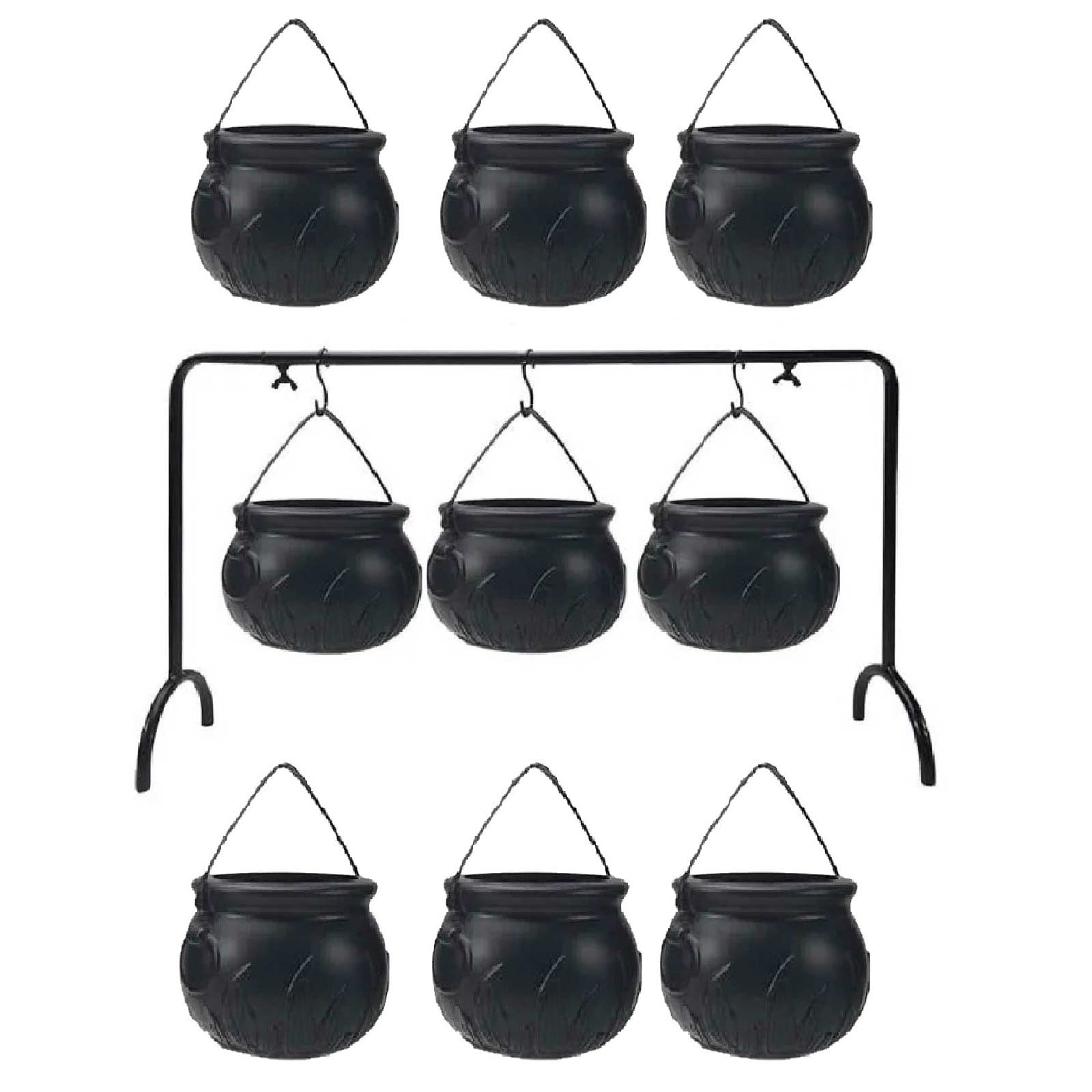 Desk Decor, Cauldron Bowl Cauldron Pot Serving Bowls On Rack Fun And