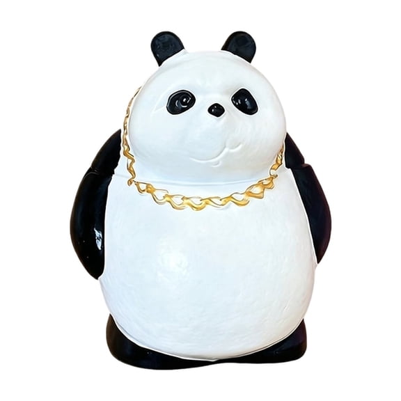 Desk Decor Sculpture, Creative Panda Eyeglass Holder, 1 Piece Desktop Decor, for Home Office Tabletop Display