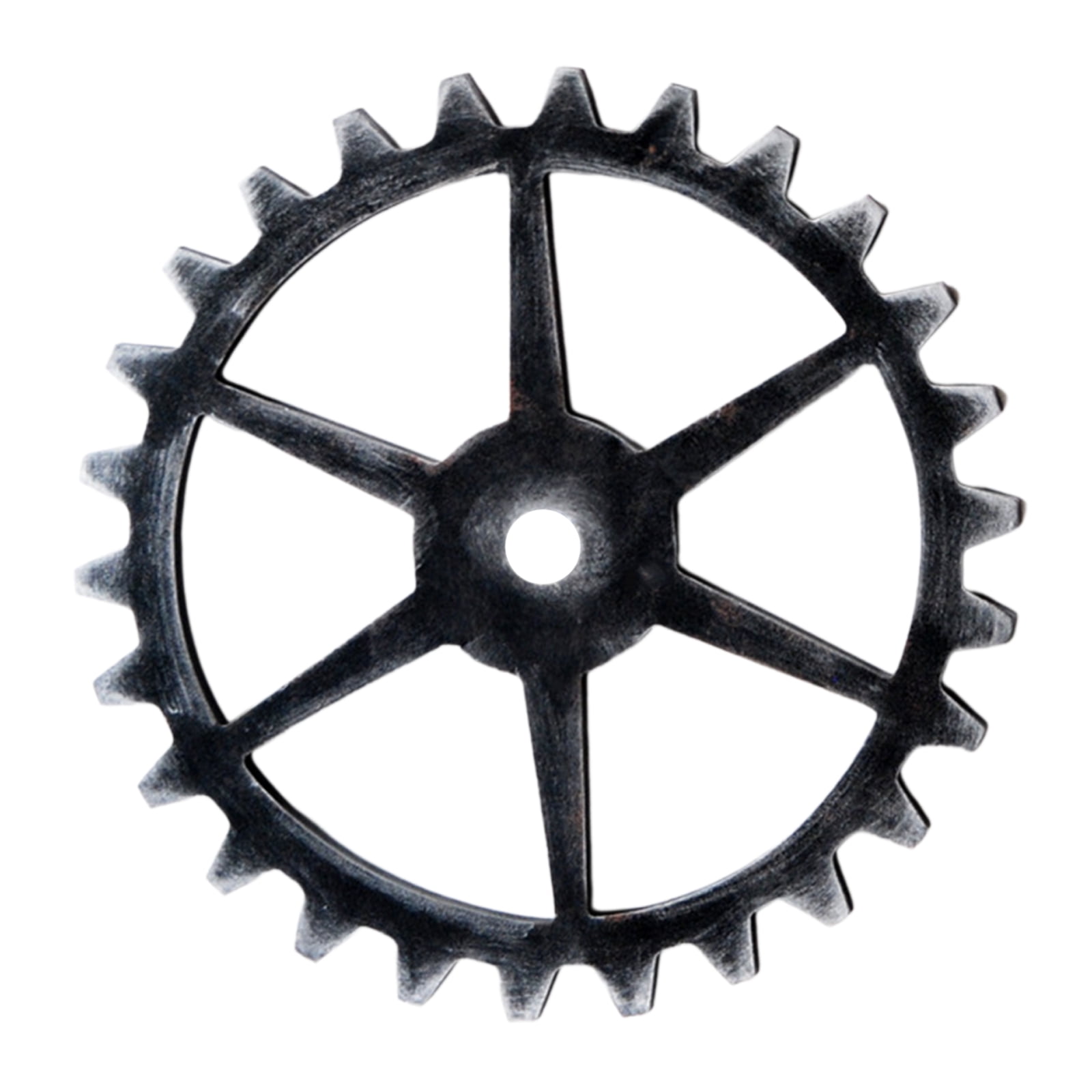 Desk Decor for Women, Home Wooden Black Gear Hanging Vintage Industrial