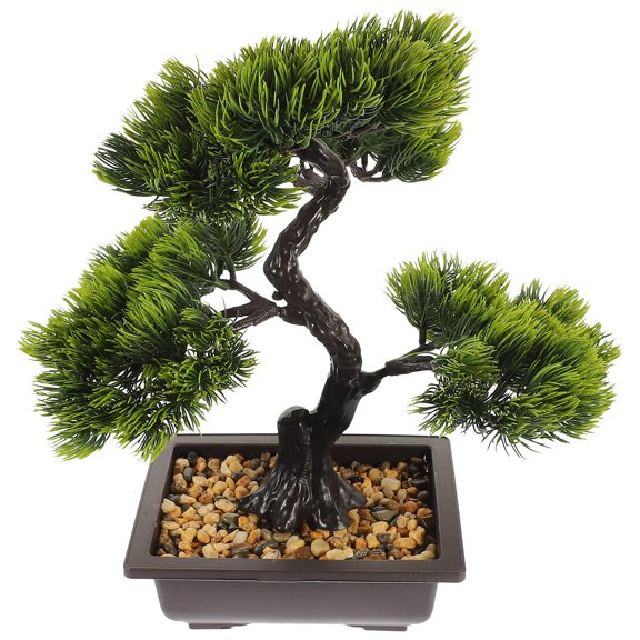 Raindrops 1Pcs Realistic Artificial Bonsai Pine Tree for General Users