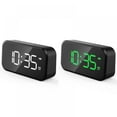 thumbnail image 1 of Desk Digital Alarm Clock with USB Port for Charging, 6 Levels Of Brightness Small Bedside Clocks 5 LED Display Adjustable Alarm Volume, 1 of 9