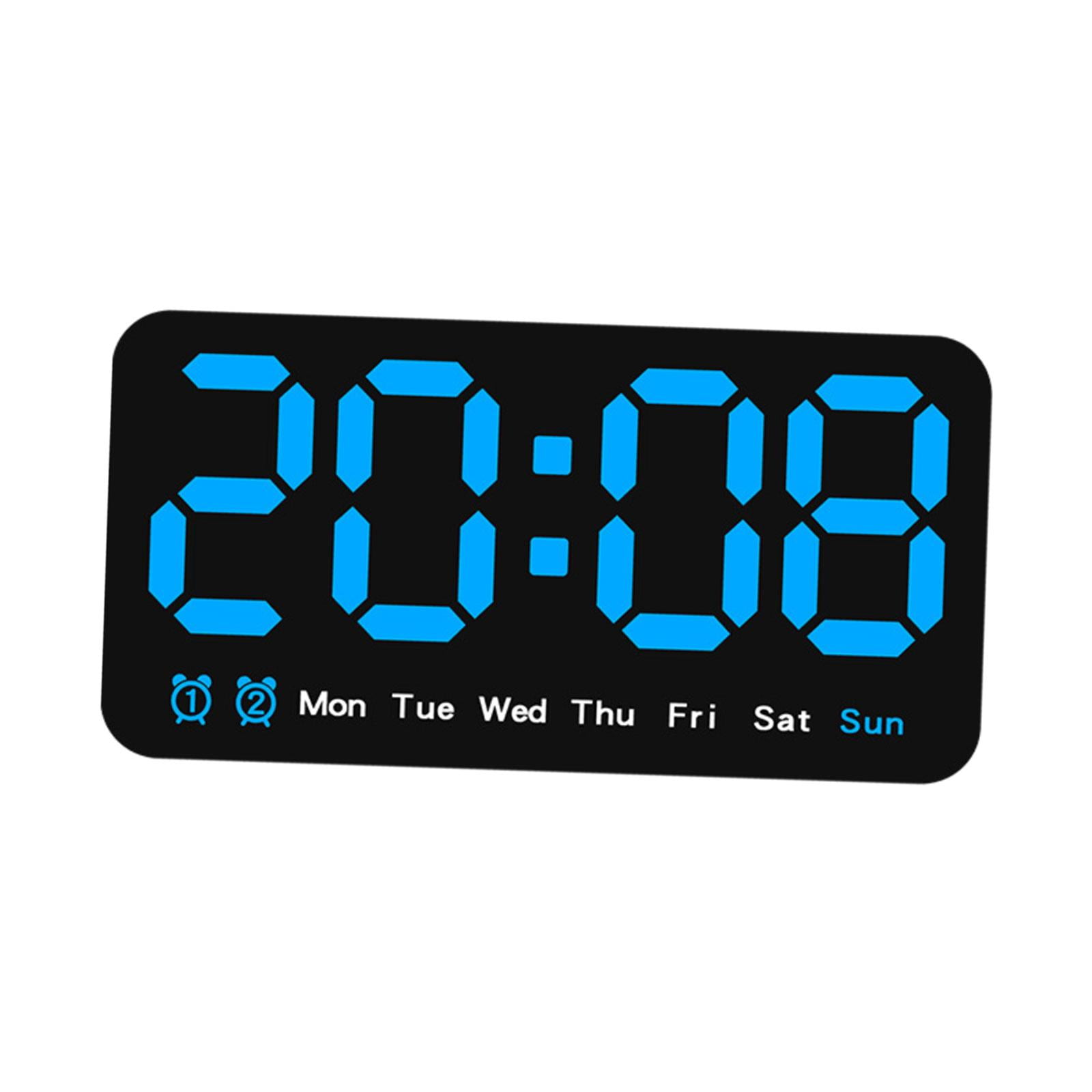 Desk Digital Clock Large LED Desktop Alarm Clock for Bedroom Office