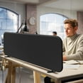 thumbnail image 1 of Desk Divider, Movable Desk Panel Privacy Partition for Home Office, Student, Classroom, Study, Free Standing, Scratch Resistance, 48"x18", Midnight, 1 of 6