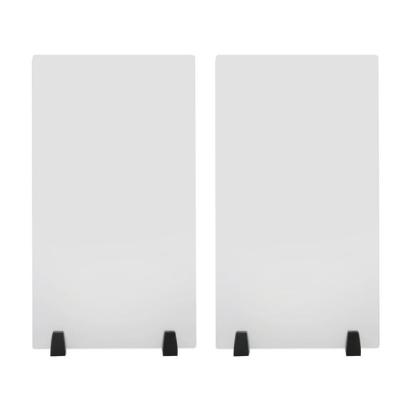 Desk Divider Privacy Panel, 30x18 Inches, Acrylic Frosted Panels for Office, Study, and Workspace, Adjustable for Custom Layout