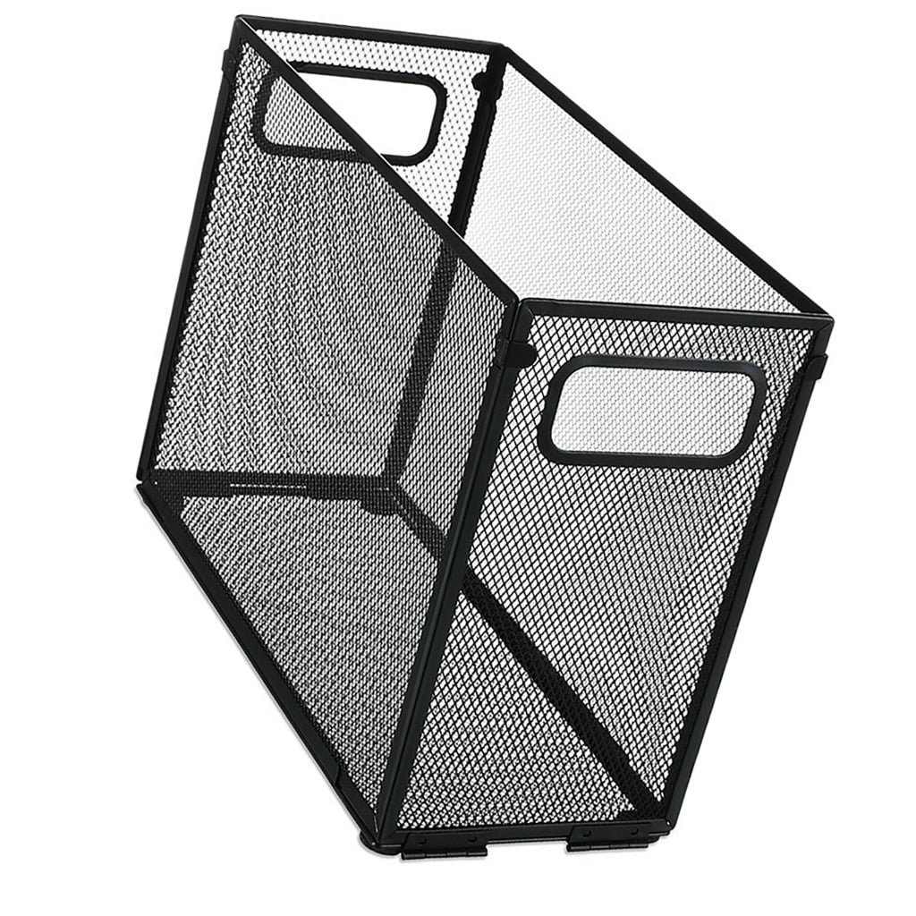 Desk Document Organizers Metal File Storage Case Large Capacity Storage Basket for Office Desk Organization Acessories