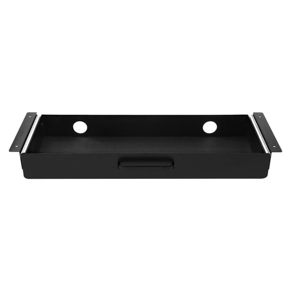 Under Desk Drawer Organizer, 22" Slide Out Drawer, Hidden Desktop Storage, Under Table Pencil Drawer for Office Home, Sit Stand Workstation - 25x9x3 in