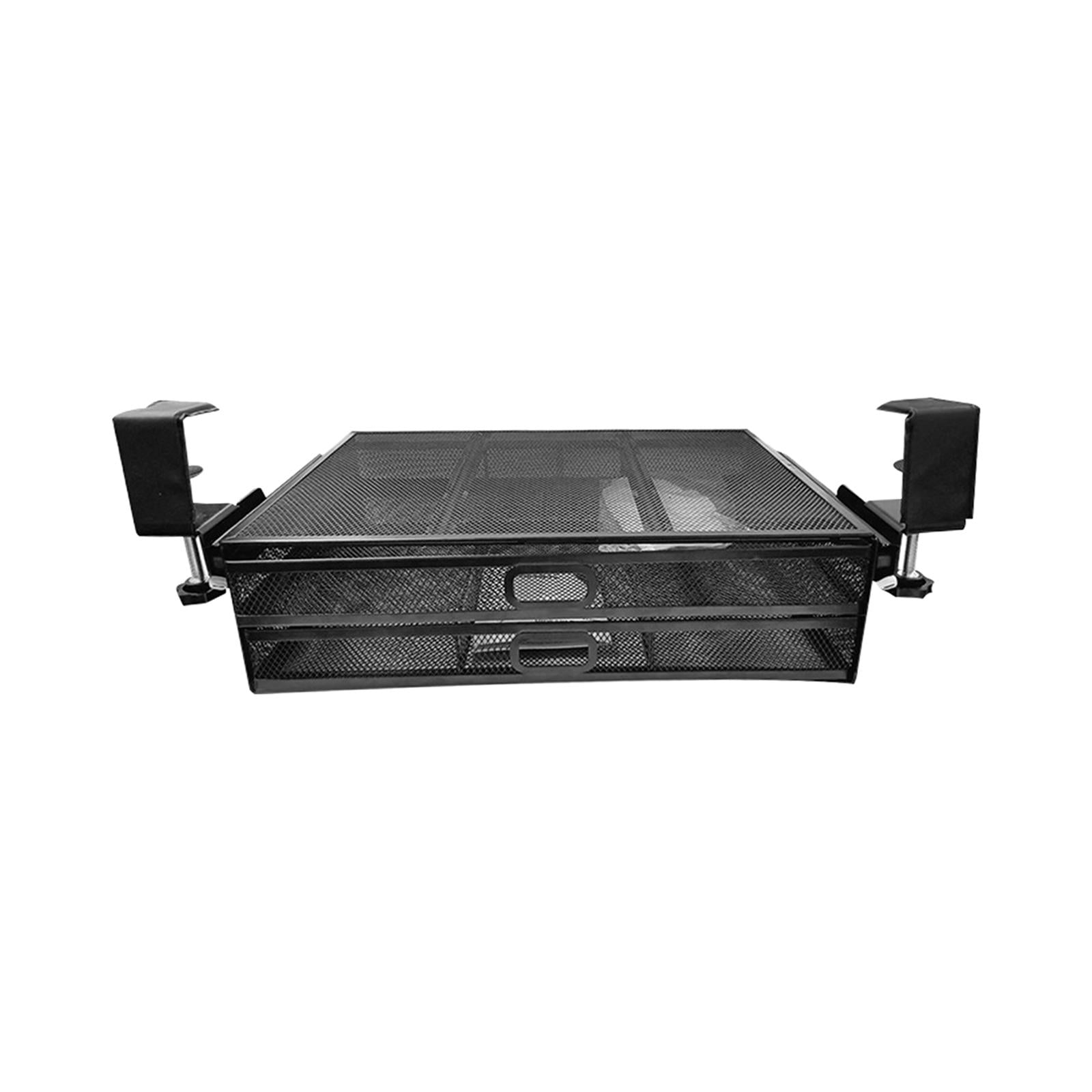 under Desk Drawer Organizer Sliding Basket Organizer Drawer Durable Space Saving Slide Out