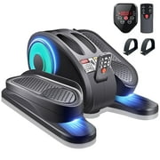 Under Desk Elliptical - Leg Exerciser Machines for Seniors, Compact Seated Elliptical with Remote Control, LCD Display Electric Elliptical Trainers for Home Good Gift, Ellipse Leg Exerciser