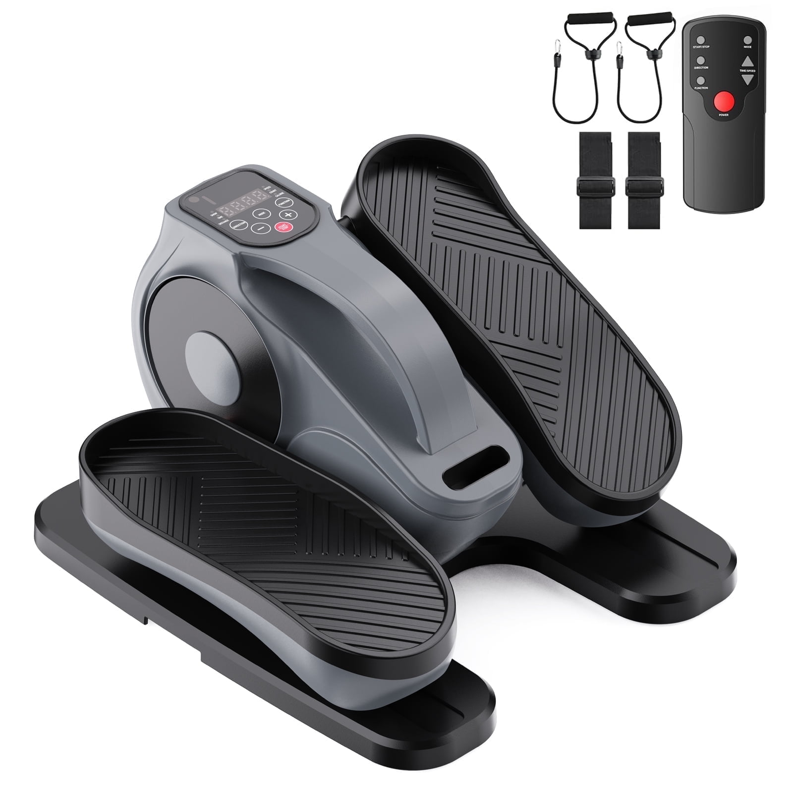 Under Desk Elliptical Machine, Electric for Seniors with 12 Adjustable, Portable Quiet Elliptical Machine, Seated Pedal Exerciser with Remote Control